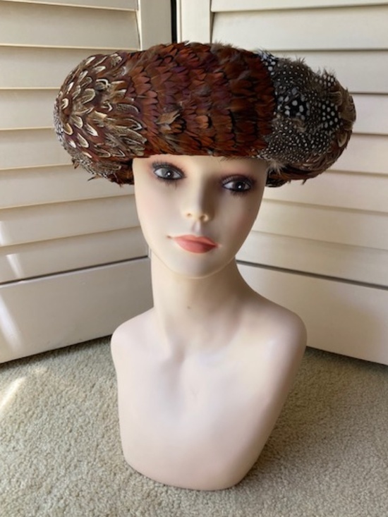 Wool Felt Hat with Feather Trim main image 12